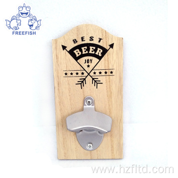 Wall Mount wood Bottle Opener